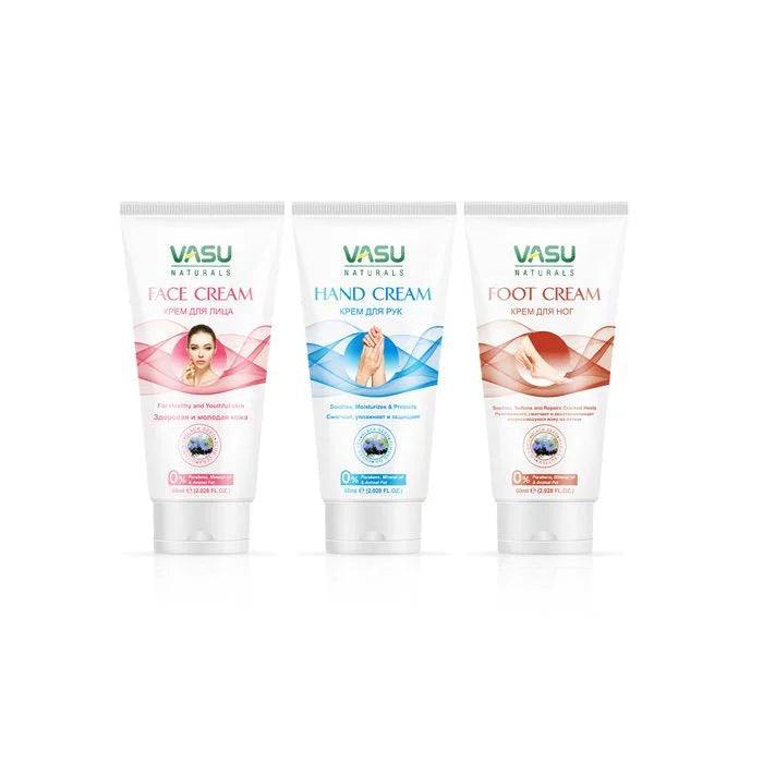 Vasu Naturals Hand Foot And Face Cream For Total Skin Care - 180 ml image 1