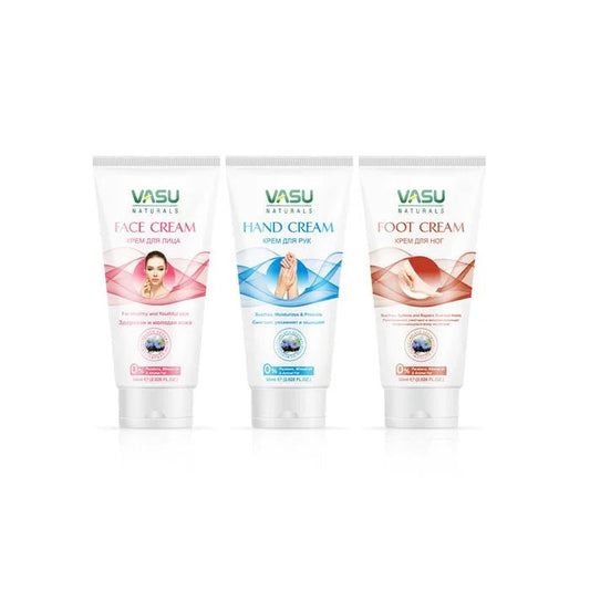 Vasu Naturals Hand Foot And Face Cream For Total Skin Care - 180 ml image 1