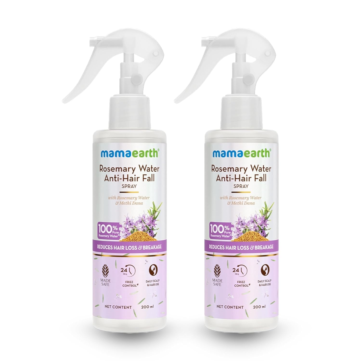 Mamaearth Rosemary Water Anti-Hair Fall Spray (200ml) image 6
