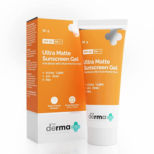 The Derma Co Ultra Matte Sunscreen Gel for Broad Spectrum Protection - 50 gms image 1