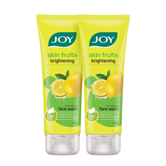 Joy  Lemon Face Wash pack of 2 (2X100ml) Vitamin C For Naturally Glowing Skin image 1