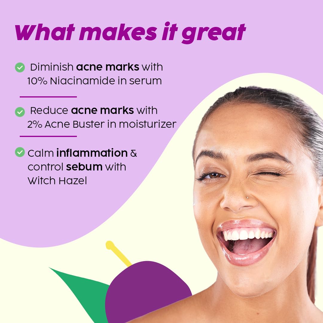 PLIX - THE PLANT FIX Niacinamide Jamun Moisturizer and Serum Combo(30 gm + 30ml) image 4