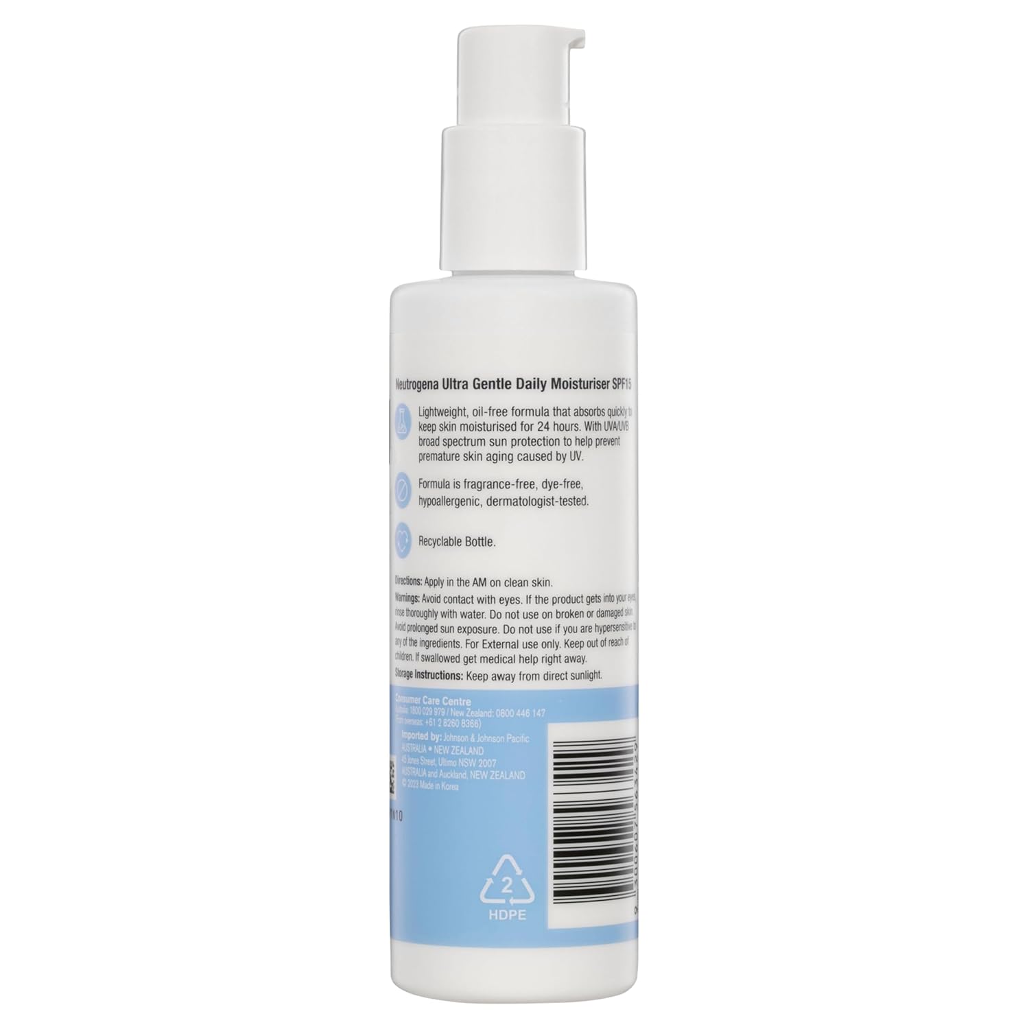 Neutrogena Oil-Free Moisture SPF 15 -100ml (pack of 3 ) image 5