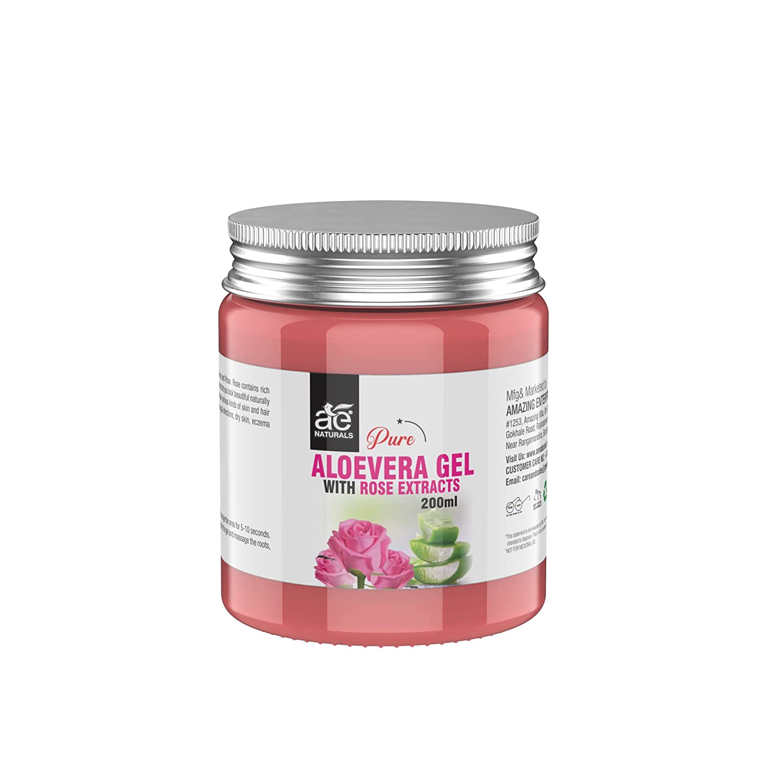 Ae Naturals Pure Aloevera Gel With Rose Extracts image 1