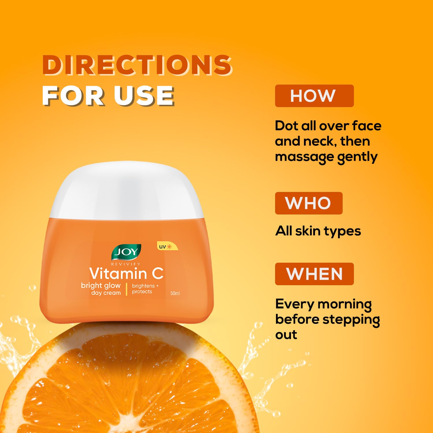 Joy Vitamin C Face Wash For Glowing Skin (2X100ml) pack of 2 image 10