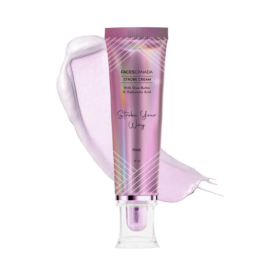 FACES CANADA Strobe Cream  Primer + Highlighter + Moisturizer - 30gm  Illuminating & Glowing Makeup Base image 1