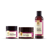 Pilgrim Red Vine Face Care Kit | Face Wash 100ml, Face Scrub 50gm, Face Mask 100gm | image 1