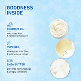 Plum Coconut Hair Mask  For Rough, Dry And Frizzy Hair  With Coconut Oil, Peptides & Shea Butter :-  200GM image 4
