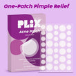 PLIX - THE PLANT FIX Acne Patch Transparent, Waterproof with 0.5% Salicylic Acid | Ultra-thin with 100% Hydrocolloid | For Pimple Skin | 2 Sizes |36 patches image 1