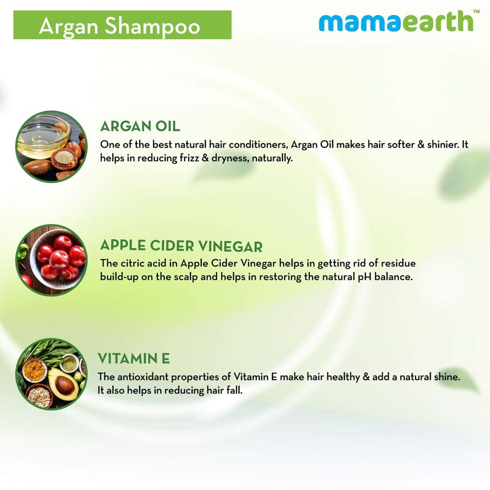 Mamaearth Argan Shampoo & Conditioner Combo image 5
