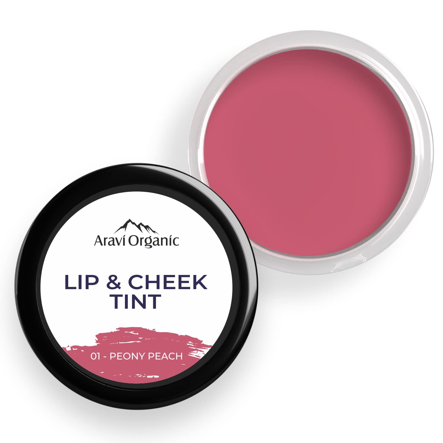 Aravi Organic Lip and Cheek TintChapped Lips, Blush & Eyeshadow Fo All Skin Types - 8 gm image 4