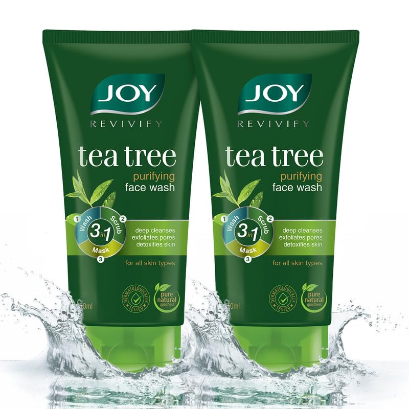 Joy Tea Tree Purifying Natural Face Wash (150ml) image 4