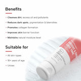 DERMATOUCH Bright & Even Tone Face Wash with Niacinamide & Kojic Acid – 70g | Daily Cleansing Gel image 3
