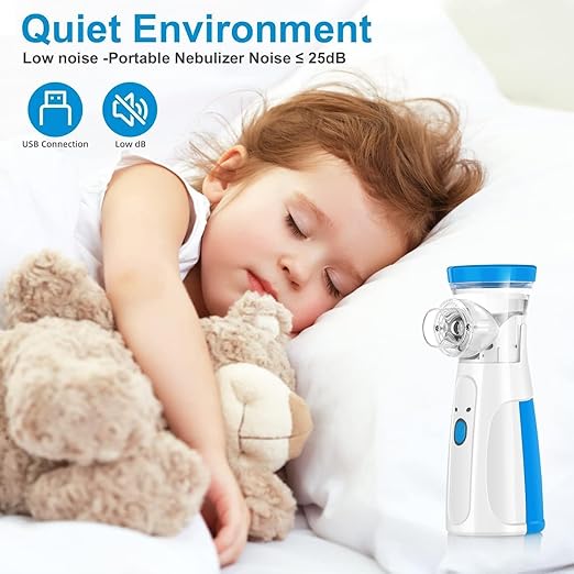 Portable Nebulizer for Adults and Kids Quiet Nebulizer NEW SEALED** image 2