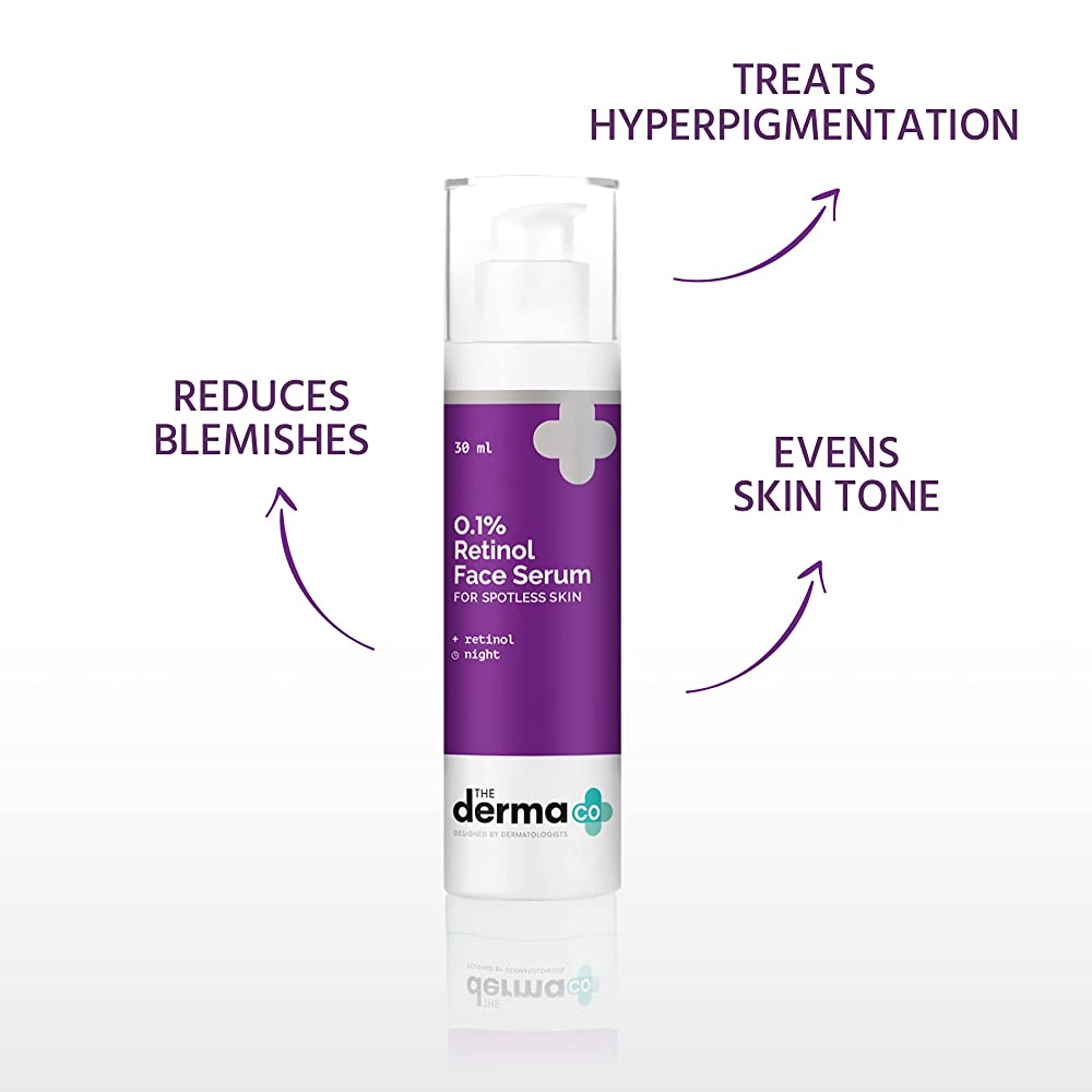The Derma Co 0.1% Retinol Serum for Spotless Skin - 30 ml image 2