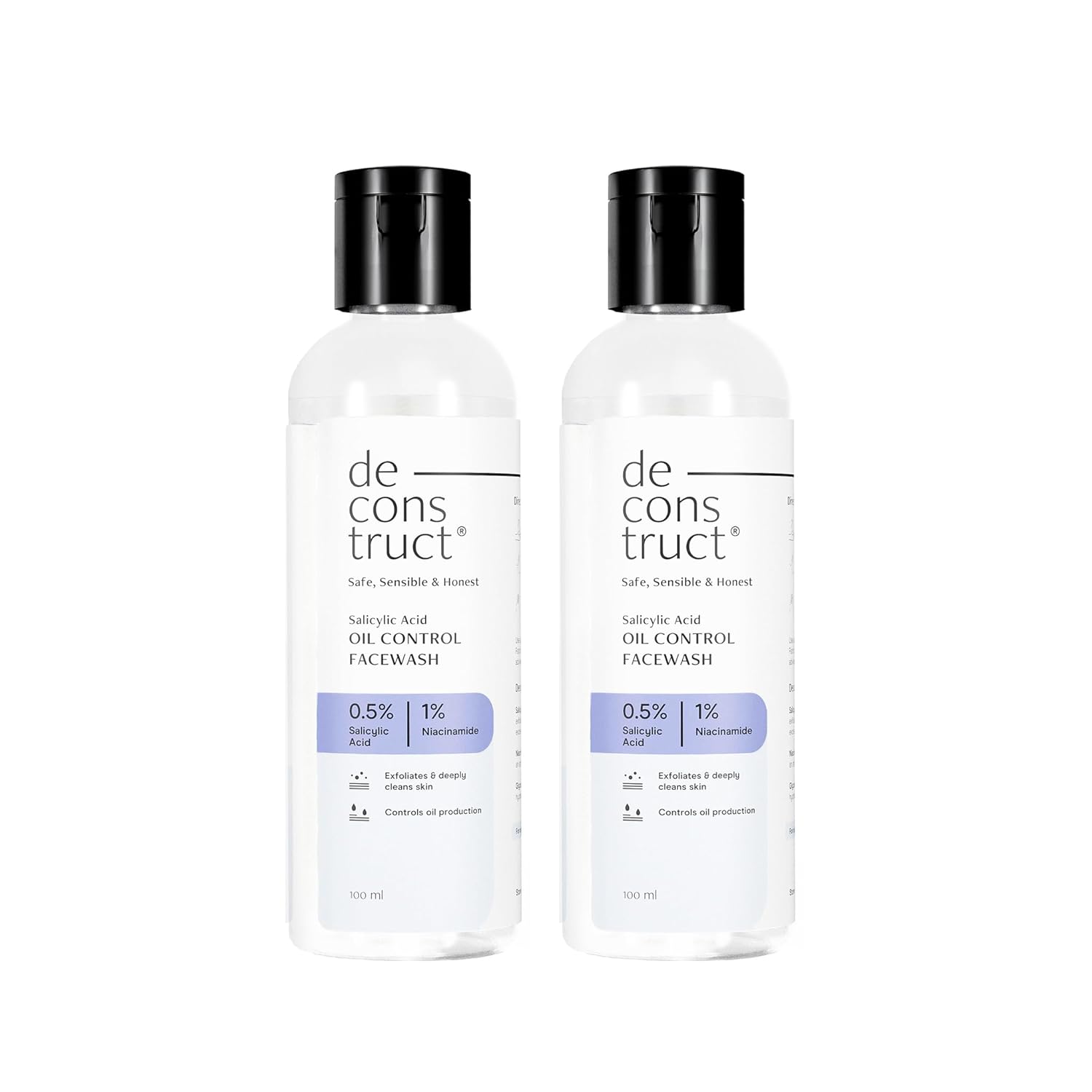 Deconstruct Salicylic Acid Oil Control Face Wash  100ml image 2