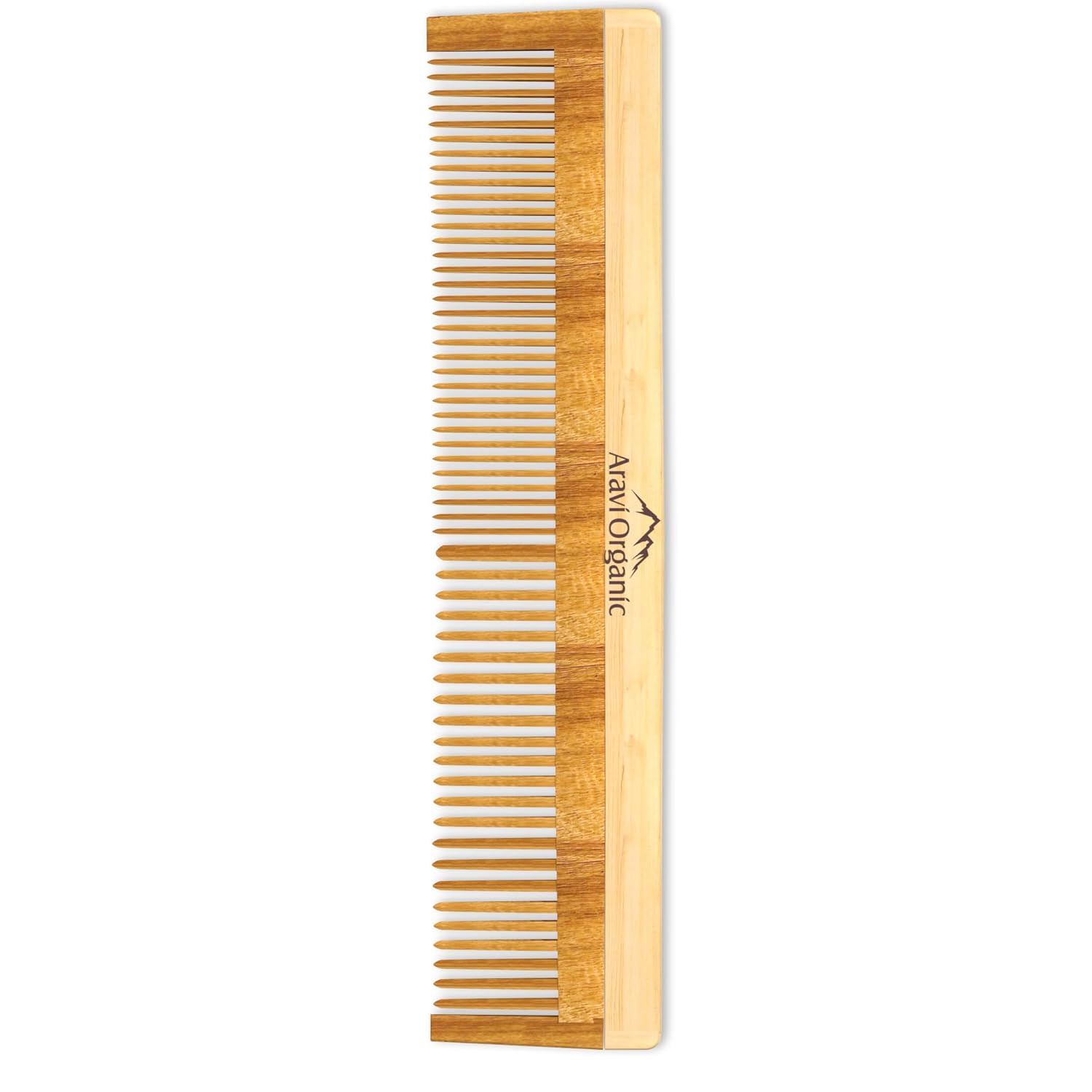 Aravi Organic Handmade Wooden Neem Comb image 1