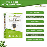 Attar Ayurveda Sabja Basil Seeds image 3