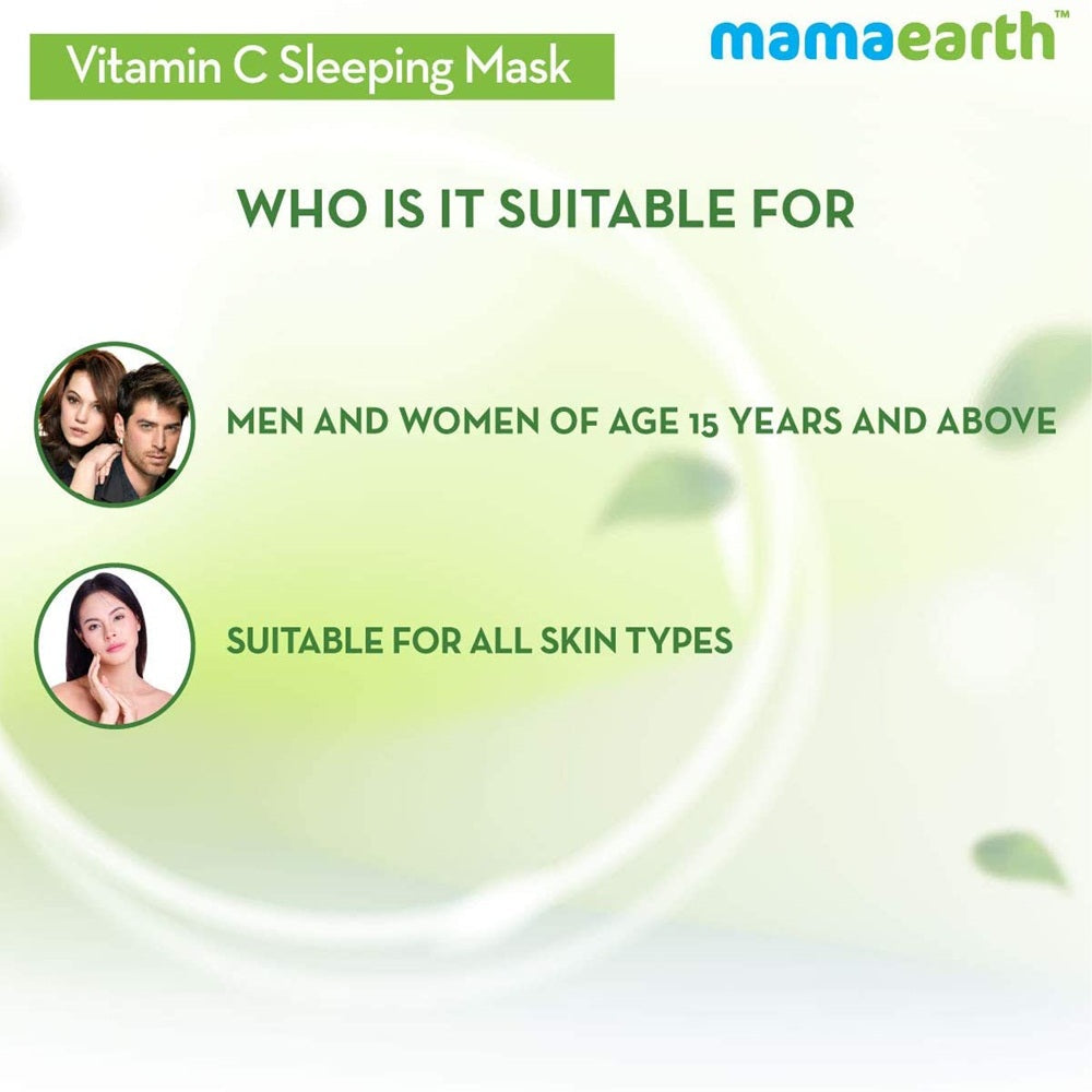 Mamaearth Vitamin C Sleeping Mask For Skin Illumination - 100 gms image 3
