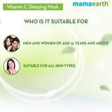 Mamaearth Vitamin C Sleeping Mask For Skin Illumination - 100 gms image 3