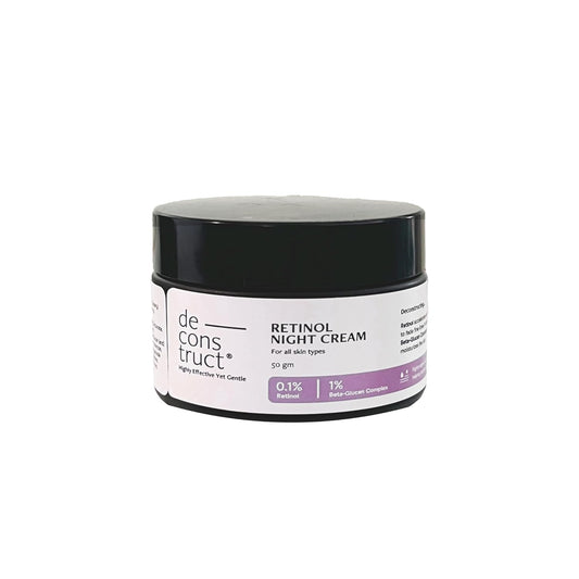Deconstruct 0.1% Retinol Night Cream with 1% 50 gm image 1