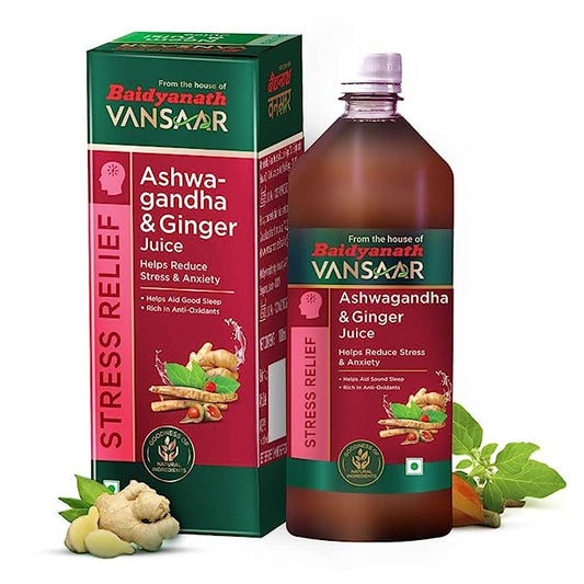 Baidyanath Vansaar Ashwagandha Ginger Juice - 1 Litre image 1