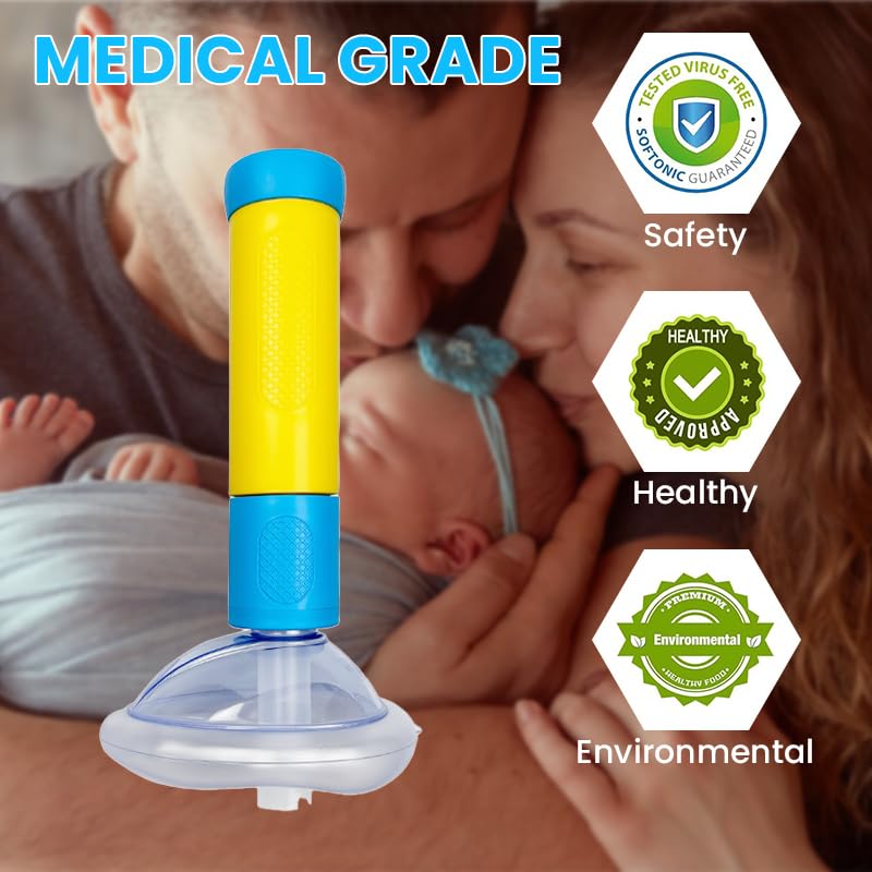 Anti Choking Device, Choking Rescue Device for Kids and Adults with 2 Mask, Portable image 5