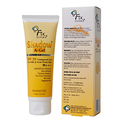 Fixderma Shadow A SPF 30 Sunscreen Gel image 1