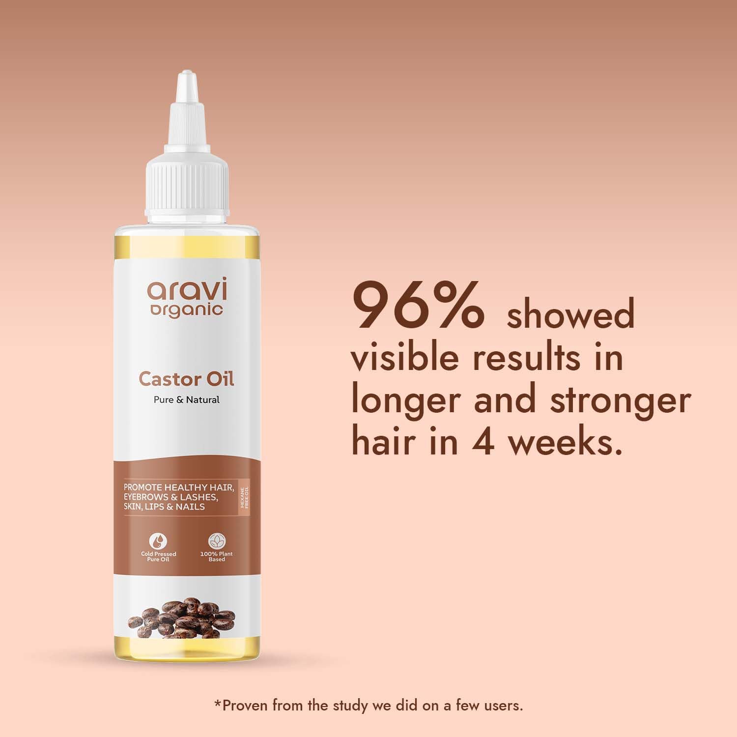 Aravi Organic 100% Pure Cold Pressed Castor Oil  - 200 ml… image 4