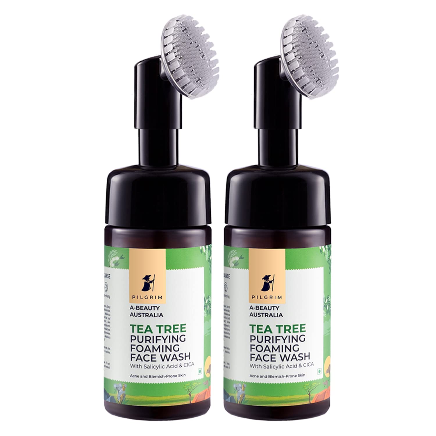 Pilgrim Australian Tea Tree & 1% Salicylic Acid Foaming Face Wash -120 ml image 2