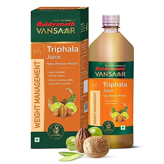Baidyanath Vansaar Triphala Juice Natural Herbal Laxative - 1 Liter image 1