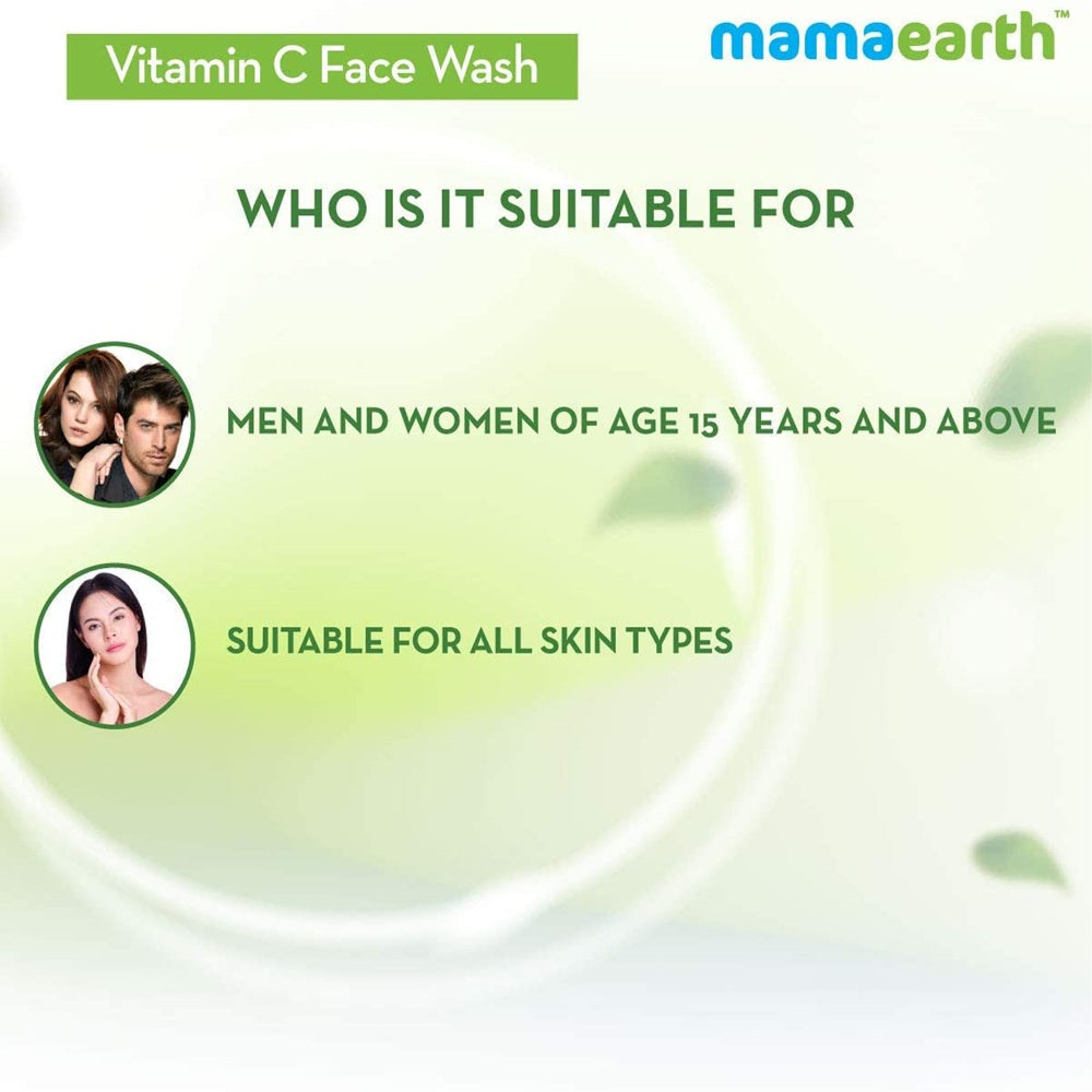 Mamaearth Vitamin C Face Wash For Skin Illumination -100 ml - Pack of 1 image 5