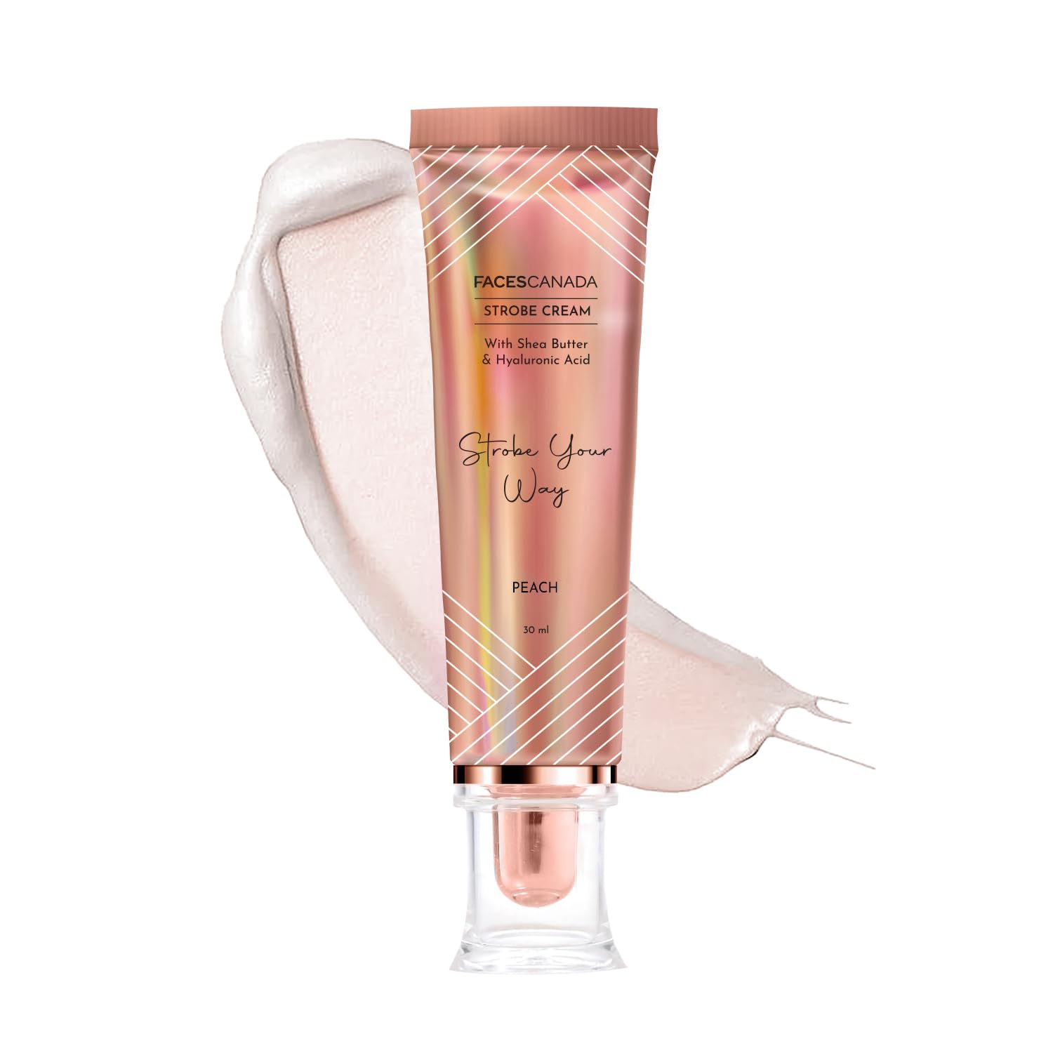 FACES CANADA Strobe Cream  Primer + Highlighter + Moisturizer - 30gm  Illuminating & Glowing Makeup Base image 3