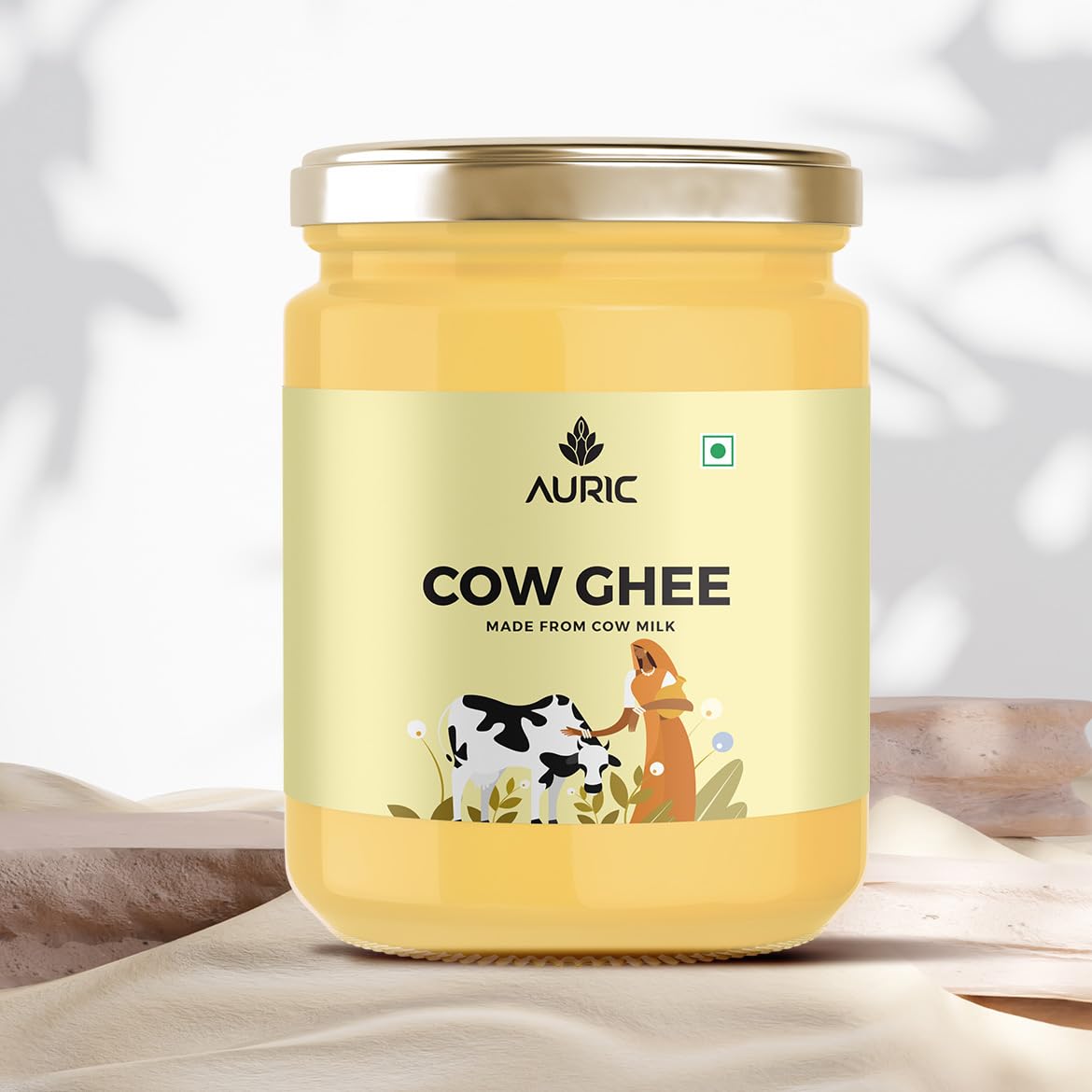 Auric Bilona Cow Ghee 1 Litre Glass Jar image 10