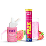 PLIX  Skin Glow 15 Effervescent Tablets and Guava Serum - 30 ml Combo image 1