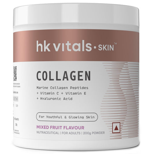 HealthKart Hk Vitals Marine Collagen Supplements Powder (Mixed Fruit, 200 Gram) image 1