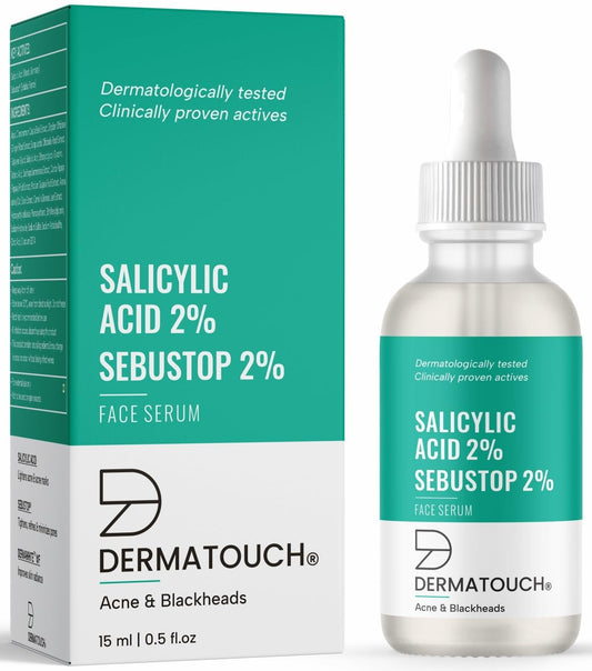 DERMATOUCH Salicylic Acid 2% w/w Sebustop 2% Face Serum  - 15ml image 1
