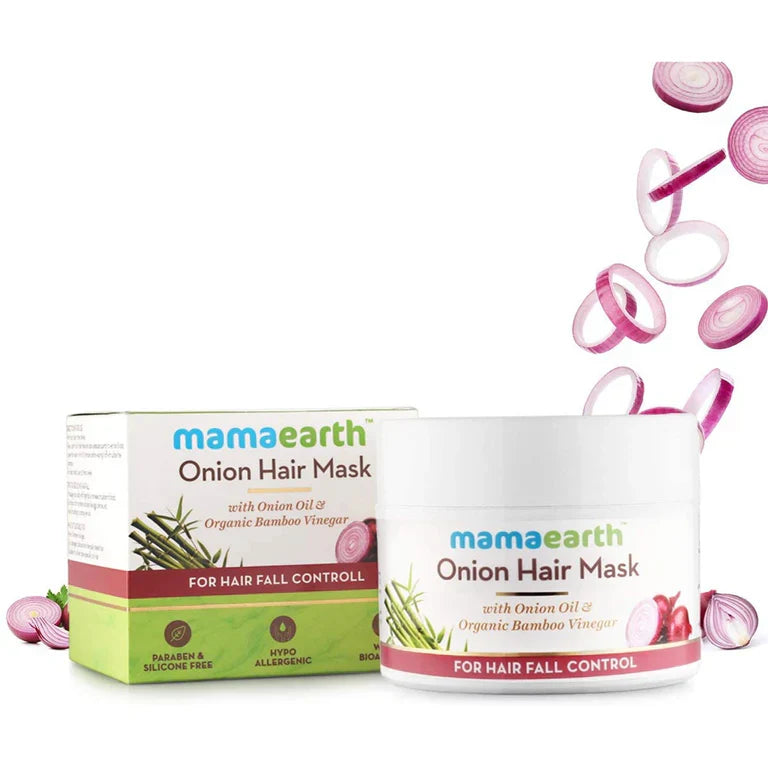 Mamaearth Onion Hair Mask For Hairfall Control image 6