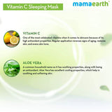 Mamaearth Vitamin C Sleeping Mask with Aloe Vera for Skin Illumination- 100 gm image 5