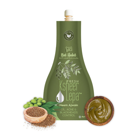 Nat Habit Fresh Neem Ajwain Lepa - 40 gms image 1