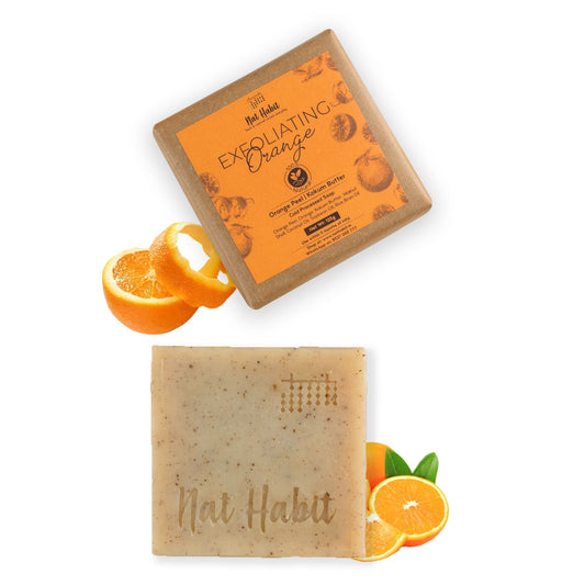 Nat Habit Cold Processed Exfoliating Orange Soap image 1