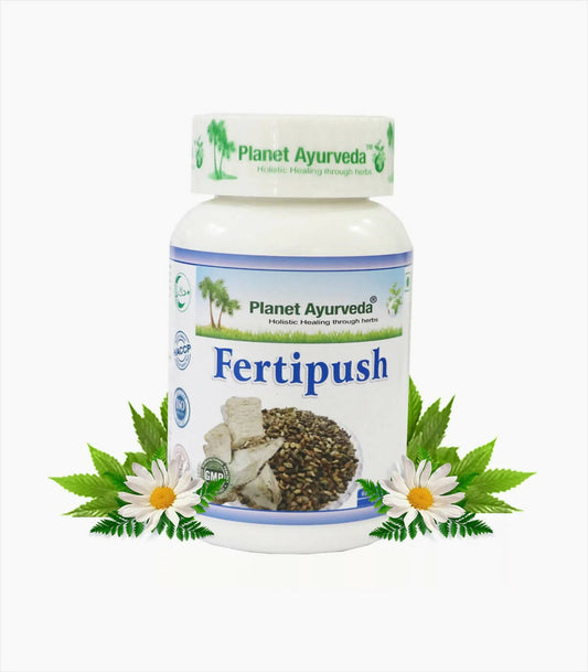 Planet Ayurveda Fertipush Capsules - 60 tabs image 1
