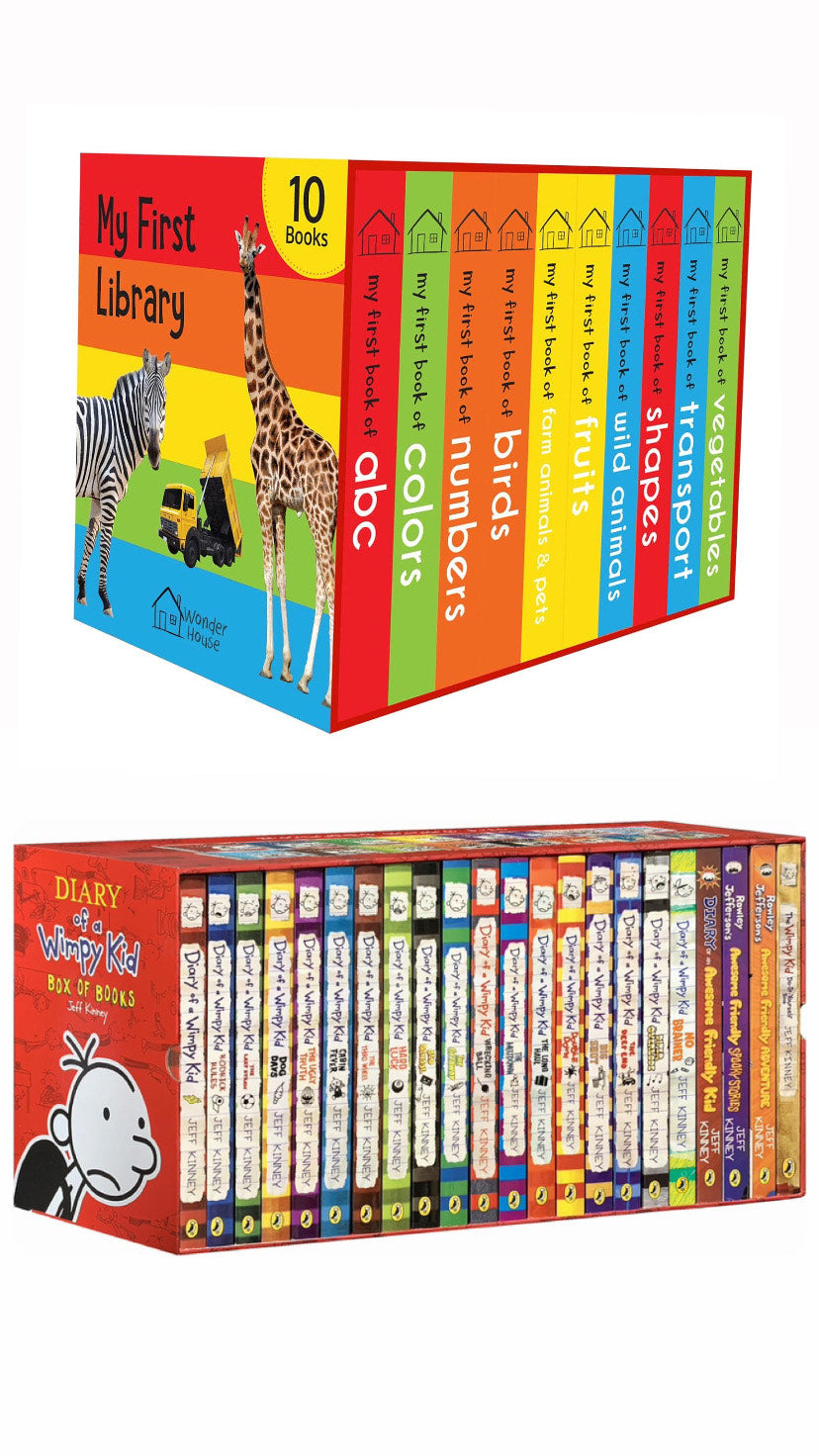 Book cover of Diary of a Wimpy Kid 1-22 Boxed Set for Kids with My First