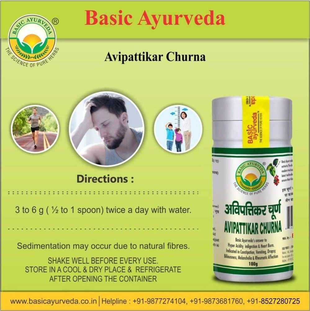 Basic Ayurveda Avipattikar Churna - 100 gms image 3