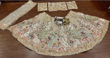 Japan Satin Silk & Sequence Embroidered Work Lehenga Blouse With Dupatta image 6