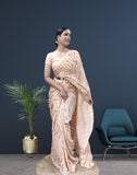 Premium Georgette Ready To Wear Saree With Blouse image 6