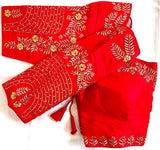 Fantam Silk & Handwork, Dori And Zari Work Blouse image 6
