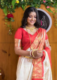 Banarasi Soft Silk Saree With Blouse image 6