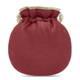 Maroon Potli Bags Valentines gift for her image 6