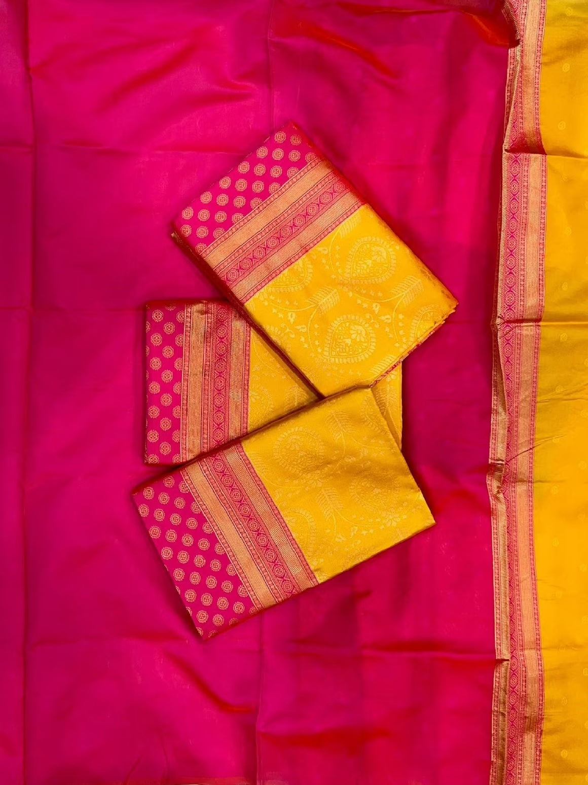 Soft Lichi Silk Jacquard Work Saree image 6